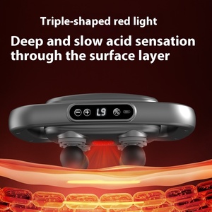 गर्म बिक्री इलेक्ट्रिक वाइब्रेटर मालिश बंदूक पेशेवर पूरे शरीर गहरी ऊतक मांसपेशी पोर्टेबल हैंडहेल्ड 6 सिर मालिश बंदूक - Product Image 3