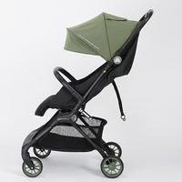Poussette de voyage légère Morething 2024, poussette bébé, siège auto portable pour nouveau-né, 3 en 1, pliage à une touche, cadre en carbone, 25 kg