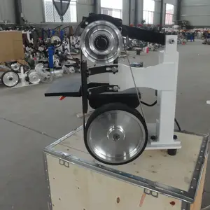 PMS1200 Manual small universal abrasive belt grinding machine for metal casting parts