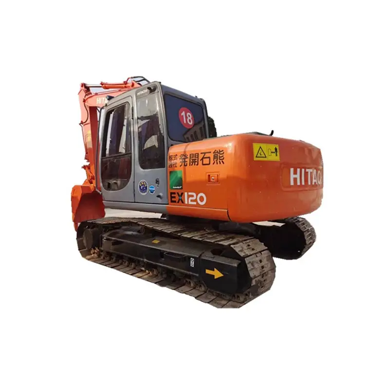 90% Nieuwe Gebruikte Graafmachines Hitachi Ex120 12 Ton Originele Japanse Rupsgraafmachine Machine Met Lagere Prijs