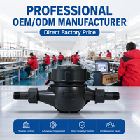 High Precision ISO 4064 Class B Multi Jet Dry Type Mechanical Water Meter with IP68 Protection for Residential Use