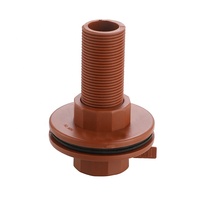 Raccord de tuyauterie en plastique IPS PP PPH avec filetage femelle de 1/2 pouce, coude, té, coupleur, raccord de tuyauterie d'eau, adaptateur d'aquarium