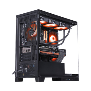 Boîtier PC de jeu MATX K701 OEM personnalisé, <span class=keywords><strong>tour</strong></span> moyenne avec ventilateur et verre trempé |   Marque privée directement de l'usine |   Certifié CE FCC - Product Image 2