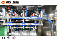 Machine de remplissage d'eau potable automatique électrique contrôlée par PLC, haute précision, 5 gallons, pour la production d'eau en bouteilles en plastique