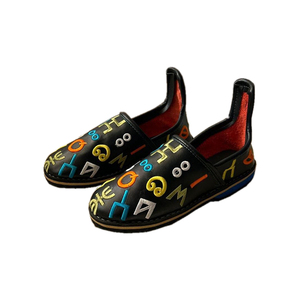 Babouches marocaines en cuir artisanal de qualité supérieure pour hommes, antidérapantes, respirantes, légères, confortables, pour l'intérieur et l'extérieur - Product Image 1
