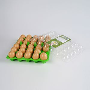 Bandeja de Plástico para Huevos de Gallina al por Mayor, Cartón de 30 Huevos, Envase de Plástico Desechable Ecológico PET, Blíster Transparente Personalizado - Product Image 4