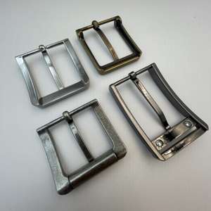 40 मिमी जस्ता मिश्र धातु एकल प्रोंग पिन बकल आकस्मिक व्यवसाय बेल्ट सिर ओएम टिकाऊ कमर स्ट्रैप सामान बेल्ट बकल पुरुषों के लिए - Product Image 2