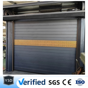 <span class=keywords><strong>Porte</strong></span> <span class=keywords><strong>de</strong></span> <span class=keywords><strong>garage</strong></span> à enroulement rapide <span class=keywords><strong>en</strong></span> alliage d'aluminium, conception à dégagement rapide, structure anti-collision, action fluide et rapide - Product Image 1