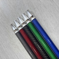 Poignée de narguilé en fibre de carbone pour tuyau et embouts de chicha, accessoires de fumage en gros