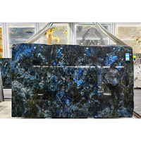 Panneau de marbre translucide rétroéclairé en pierre naturelle, dalle de marbre onyx bleu, idéal pour les murs et les halls d'entrée