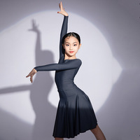 Wd070 2026 Blackpool Costume de Danse Latine Professionnel pour Filles, Tenue d'Entraînement et de Compétition, Norme Européenne, Été