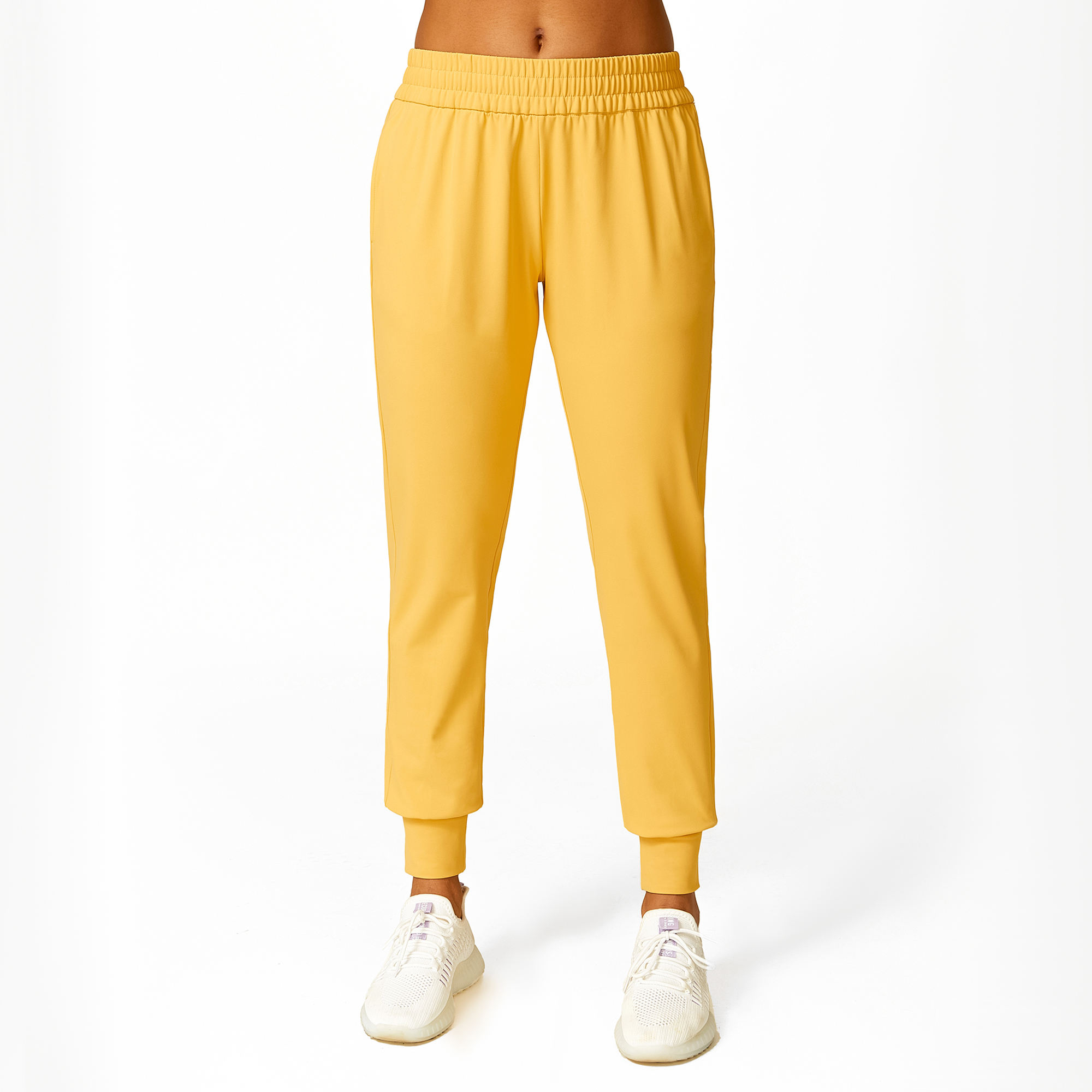 Pantalon jaune paille seulement