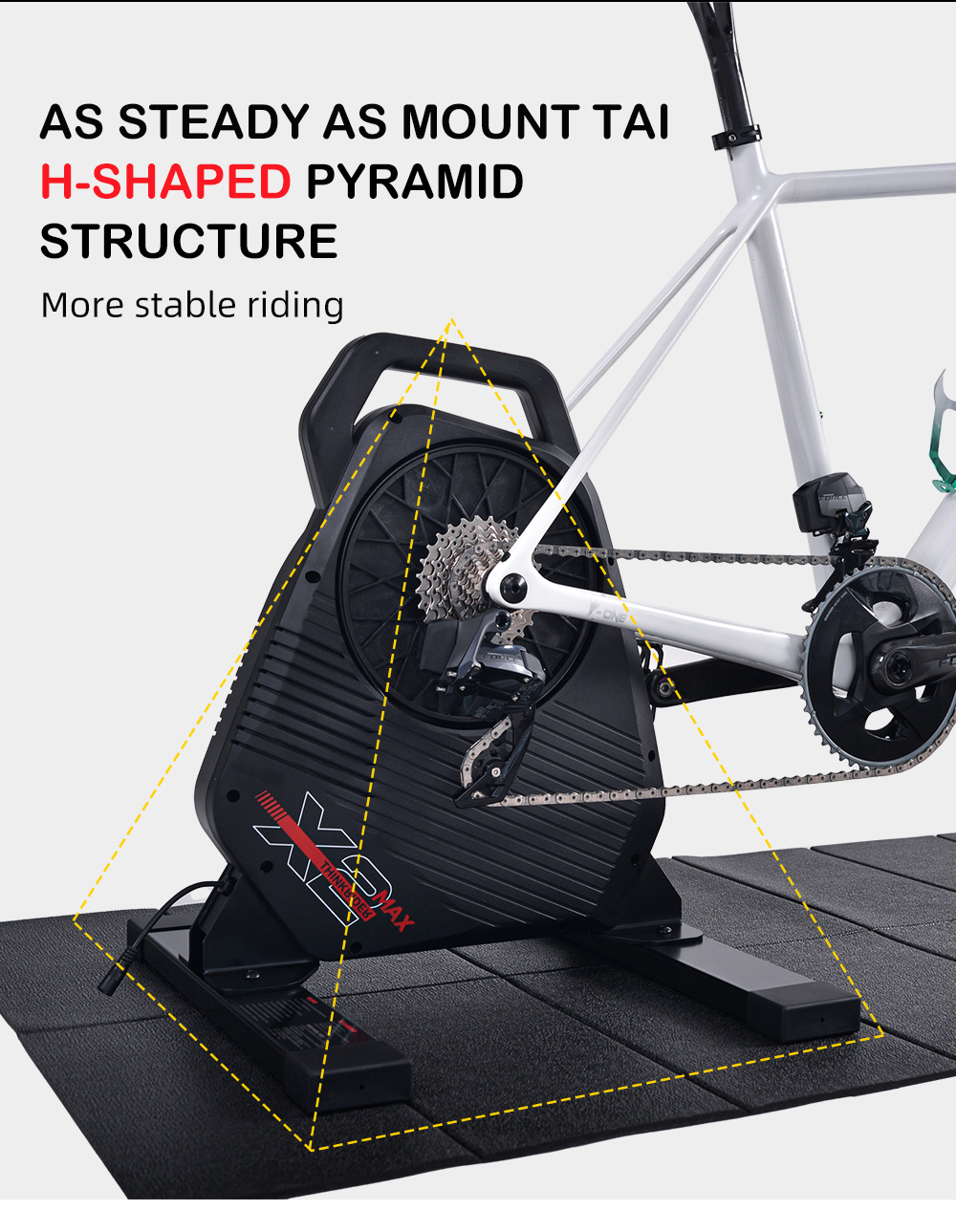 ThinkRider X2 MAX Magnetic Indoor Exercise Bike & Trainer