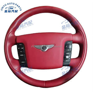 Para <span class=keywords><strong>Bentley</strong></span> <span class=keywords><strong>Continental</strong></span> GT Flying Spur 04-17 actualización 2022 volante de cuero genuino modelo antiguo a nuevo modelo de dirección - Product Image 2