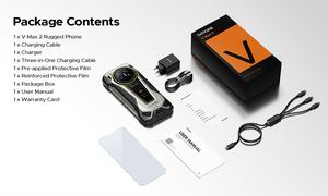 Doogee V Max 2 โทรศัพท์มือถือสุดแกร่ง 16+512GB 5G กล้องหลัก 200MP แบตเตอรี่ 22000mAh ระบบปฏิบัติการ Android 16 NFC รองรับ WiFi6E หน้าจอ 120Hz - Product Image 4