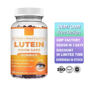 Ausreson OEM Lutein Beta-Carotene Gummies Vision Health and Memory Enhancement Lutein Beta-Carotene Gummies - Product Image 2