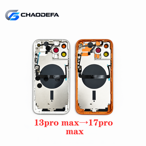 ฝาหลัง DIY สำหรับ iPhone 13 Pro Max ถึง 17 Pro Max  อะไหล่เปลี่ยนกรอบแบตเตอรี่ด้านหลัง สำหรับ iPhone 13 Pro Max ให้เหมือน 17 Pro Max - Product Image 5