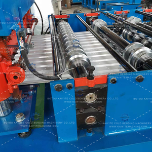 Machine de formage de panneaux de volets roulants de style australien certifiée CE, avec <span class=keywords><strong>moteur</strong></span>, pompe et contrôle PLC, haute sécurité, pour acier coloré 0,3-0,8 mm - Product Image 5