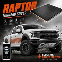 Smarte App-gesteuerte elektrische Laderaumabdeckung für F-150 Raptor 2024-2026 – Fernbedienbare, einziehbare Aluminium-Rollabdeckung, wasserdicht und abschließbar