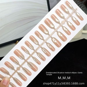 Ganlu ชุดเกราะขนาดเต็มรูปแบบใช้พ่นกาวทาเล็บแบบฝรั่งเศสสำเร็จรูป - Product Image 4