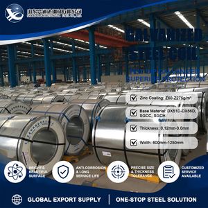 Z40 G/sqm SGCC Hot Dip Galvanized 1.0mm 762mm ID 508mm Galvanized Steel Coil of Structural Components - Product Image 1