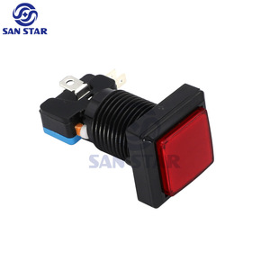 VUÔNG 32x32 <span class=keywords><strong>Arcade</strong></span> trò chơi máy nút nhấn nút trò chơi cho máy giải trí Vuông Nút nhấn chuyển đổi <span class=keywords><strong>Arcade</strong></span> - Product Image 3