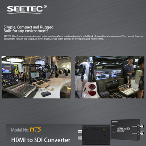 Seetec HTS <span class=keywords><strong>HDMI</strong></span> để SDI chuyển đổi kép BNC đầu ra cho 3G-SDI hỗ trợ OEM tùy biến in logo trực tiếp nhà Máy Giá - Product Image 3