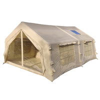 Tente de camping gonflable quatre saisons en tissu Oxford pour 5 à 8 personnes, deux chambres, un salon, ouverture automatique rapide, imperméable
