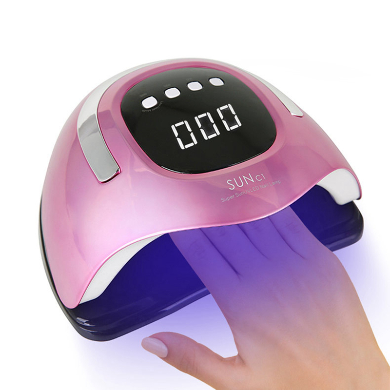 Big Power Colorful SUNC1 UV LED NAIL LAMP Curing Fast Drying Manicure Pedicure Gel Polish Kit Set Salon Dry Machine Equipment
