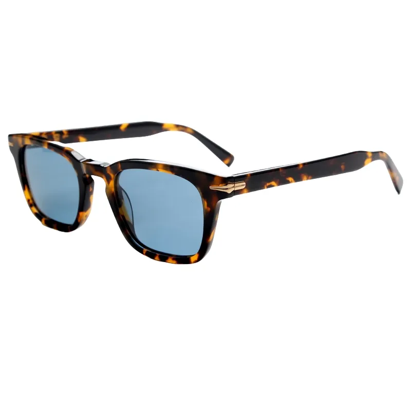 Veetus trendige Rahmen Dame Luxus-Design Gold Vintage Unisex-Sonnenbrille quadratischer Acetatrahmen Sonnenbrille