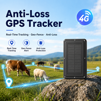 Rastreador GPS Beidou LBS 4G Celular Solar, Resistente al Agua IP67, Sin SIM, Mini Cápsula para Ovejas, Sistema de Rastreo Animal para Ganado