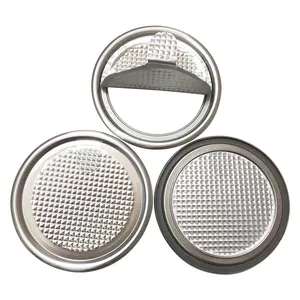 Lid Manufacturer 300# Private Label Full Open Easy Peel Off Lid For Chicken Flavor Soup Food Can Lid Aluminium Easy Peel Off Ends