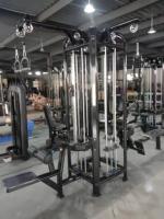 Équipement de musculation multifonctionnel Cheongar Commercial, machine à câbles à quatre stations en acier métallique pour l'entraînement musculaire