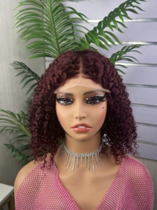 100% 处女人发高密度12A 5*5越南SDD扭结卷发假发巴西秘鲁超双拉胶假发 - Product Image 2