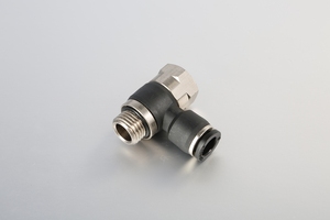 China <strong>Custom</strong> <strong>Made</strong> Pneumatic Hose <strong>Quick</strong> Insert Cylinder OuterThread Right Angle Elbow L-Shaped Gas Pipe <strong>Connector</strong> - Product Image 2