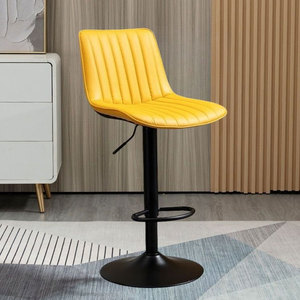 Tabourets <span class=keywords><strong>de</strong></span> <span class=keywords><strong>bar</strong></span> pivotants à cadre métallique simple <span class=keywords><strong>de</strong></span> style nordique pour la cuisine, sièges pivotants élégants pour la maison, le <span class=keywords><strong>bar</strong></span>, l'hôtel, le restaurant, la chambre à coucher - Product Image 1