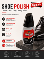 Líquido Nutritivo para Cuero Black Bull de 75ml, Pulimento para Zapatos Hei Niu de Fácil Limpieza, Venta Directa de Fábrica al Por Mayor