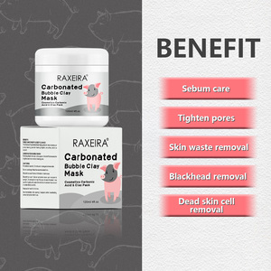 Masque de soin de la peau pour le sommeil, traitement éclaircissant, hydratant, autocollant, nettoyant, éliminateur de points noirs, masque facial à l'argile moussante carbonatée, masque facial à base de plantes - Product Image 2