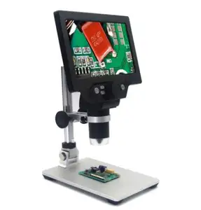 Microscope numérique HD 7 pouces G1200, microscope électronique 1200 fois, microscope de réparation de téléphone portable