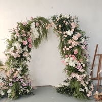 Dekorasi Bunga Hydrangea Pink Realistis Asli ZIKE, Bunga Artifisial untuk Lengkungan Pernikahan, Acara, dan Dekorasi Latar Belakang Pesta