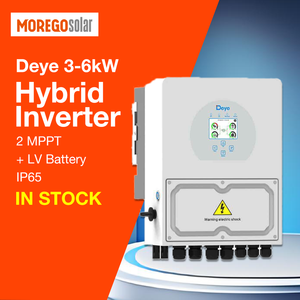 Onduleur solaire hybride monophasé Morego Deye 3kW 3.6kW 5kW 6kW, efficacité 97.6%, onduleurs photovoltaïques hors réseau/sur réseau - Product Image 3
