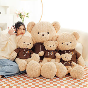 <span class=keywords><strong>DR</strong></span> mainan boneka hewan kreatif baru boneka beruang Teddy di berkerudung kain ukuran raksasa Natal uniseks beruang besar beruang Teddy - Product Image 4