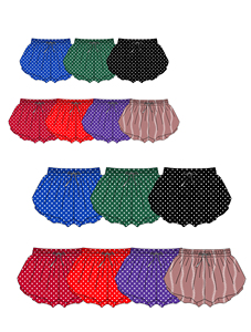 ชุดกีฬาฤดูร้อนลำลองสำหรับเด็ก ได้รับการรับรอง CPC&CPSIA สีสันสดใส ลายจุด สีสันหลากหลาย กางเกงกีฬาขาสั้นสำหรับเด็ก เสื้อผ้าโยคะเด็ก - Product Image 6