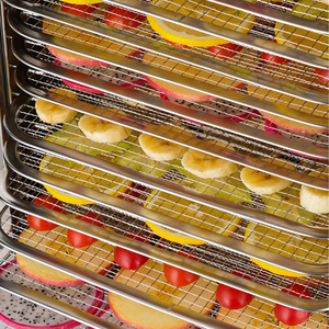 Déshydrateur alimentaire commercial 110V/220V à 18 plateaux, expert en déshydratation d'air pour fruits et noix, haute efficacité, qualité commerciale - Product Image 2