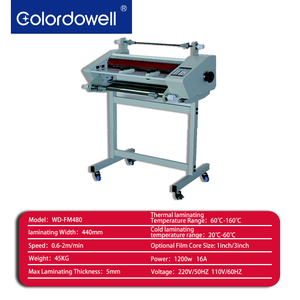 Laminateur électrique FM-480, simple/double face, 440 mm/17 pouces, A4/A3, laminateur de papier chaud/froid - Product Image 3
