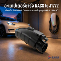 Adaptateur de chargeur mural NACS vers J1772 80A 250V AC, convertisseur EV portable compact 0,37 kg pour Ford GM Subaru Honda EV