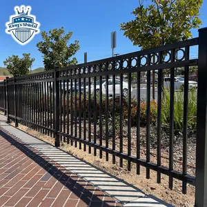 Offre spéciale Panneaux de clôture de piscine en fer forgé décoratifs extérieurs Clôture de jardin