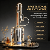 Appareil de distillation de fleurs, extracteur d'herbes, distillateur portable de bureau pour la fabrication d'huiles essentielles en petites quantités à domicile