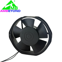 Ventilateur axial AC 172 mm 17238, 172x150x38 mm, 110V 220V 230V, roulement à billes, haut débit d'air, faible bruit, ventilateur d'évacuation pour armoire serveur