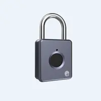 Vingerafdruk Slot Keyless Waterdicht Anti-Diefstal Smart Lock Vingerafdruk Hangslot Zinklegering Bluetooth Hangslot Elektronische Deurslot